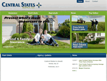 Tablet Screenshot of centralstatesagency.com